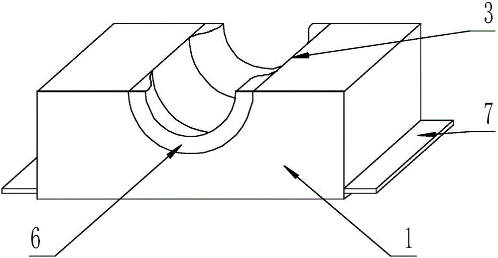 一种大型压力管道变径三通管件垫块压制的变径模具的制作方法与工艺