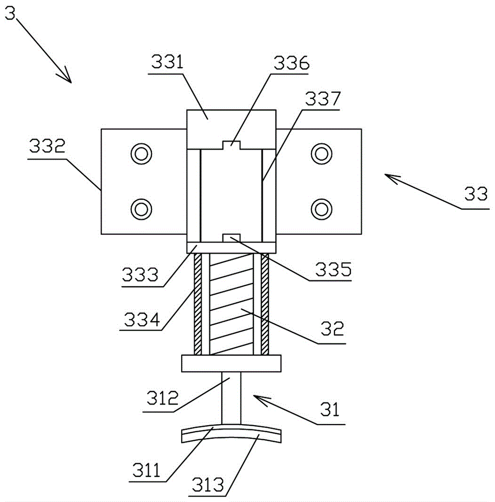 一种圆形旋转盘的固定卡接机构的制作方法与工艺