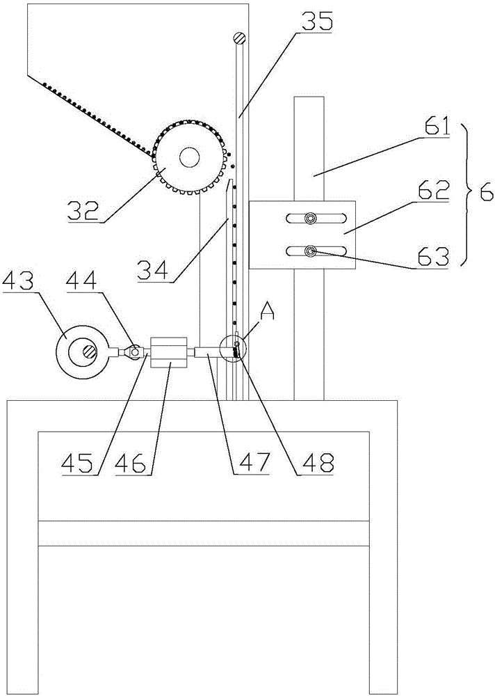 一種自動穿串機的排簽裝置的制作方法