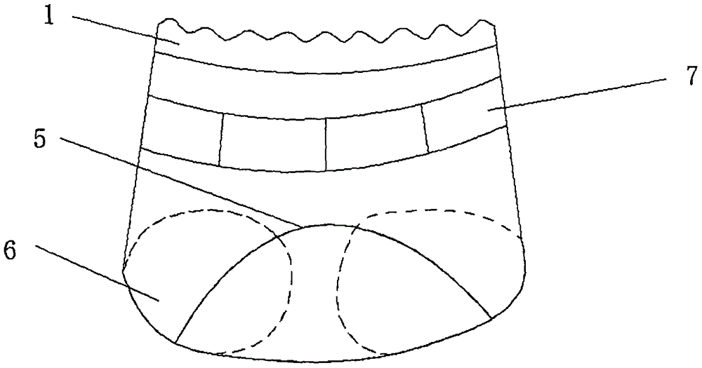 一种暖宫生理内裤的制作方法与工艺