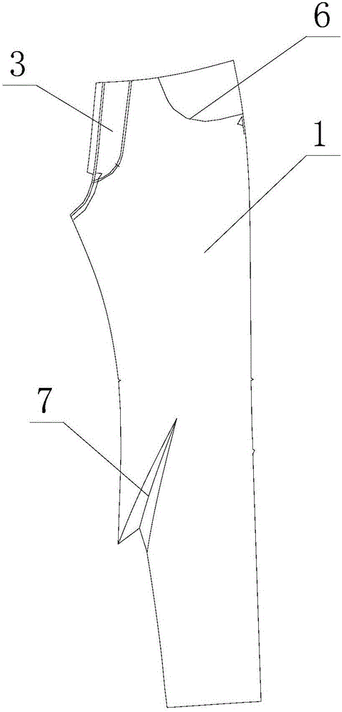 3D瘦腿褲子的制作方法與工藝