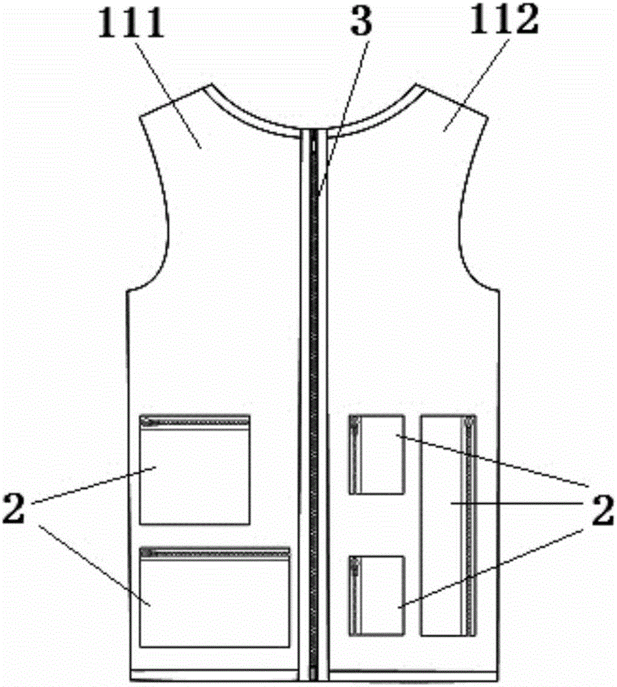 一種可以自由組合口袋的服裝內(nèi)膽的制作方法與工藝