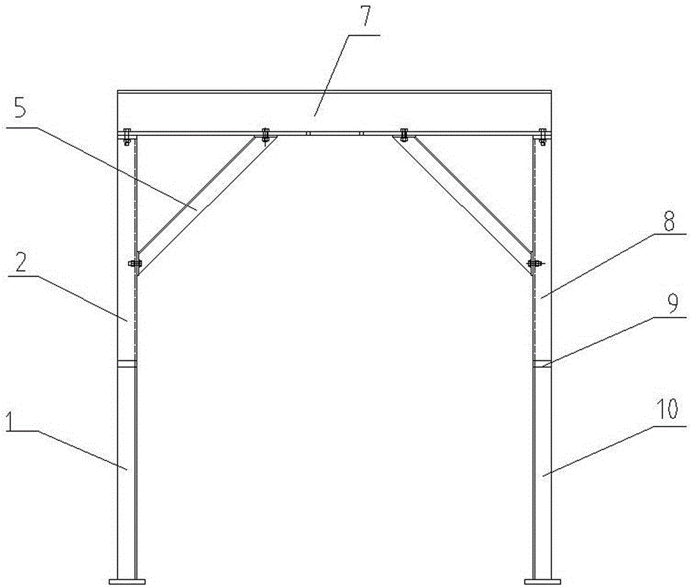 一种应用于秸秆板加工用裁断定位总成的架体的制作方法与工艺