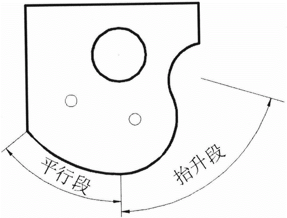 一種單電機(jī)驅(qū)動翻板式膠裝機(jī)夾面裝置的制作方法