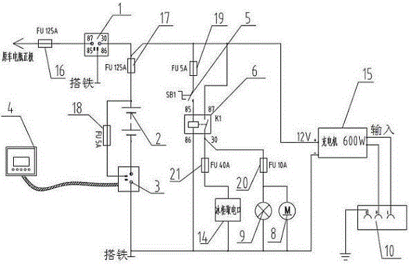 新型专用车用电设备电路系统的制作方法与工艺