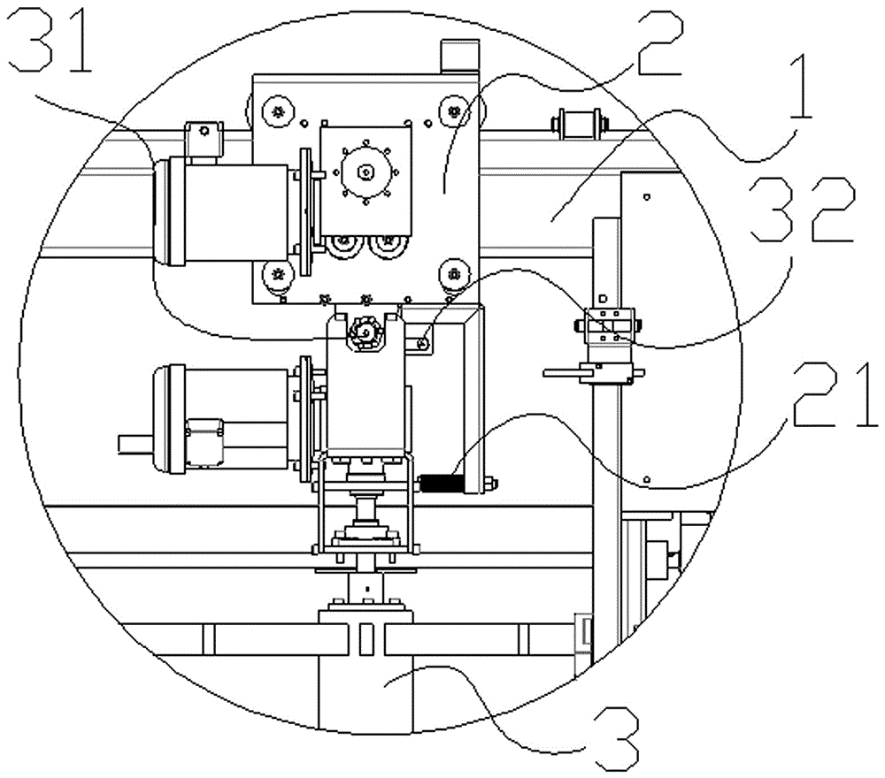 洗车机竖刷组件防过度偏位机构的制作方法与工艺