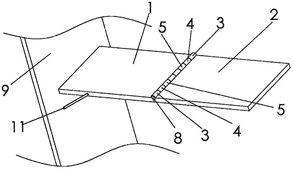 一种火车车厢小桌的制作方法与工艺