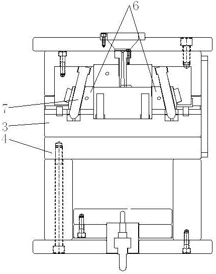 一種家用轎車(chē)儲(chǔ)物盒支架模具的制作方法與工藝