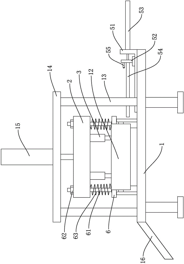 汽車座椅套生產(chǎn)用V字槽裁剪機的皮革固定機構(gòu)的制作方法與工藝