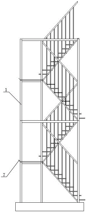 装配式建筑电梯间工具式交通楼梯的制作方法与工艺