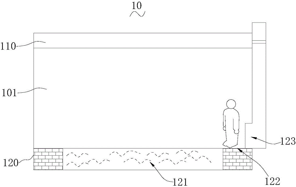 地下室游泳池結構及具有立體水景的游泳館的制作方法與工藝