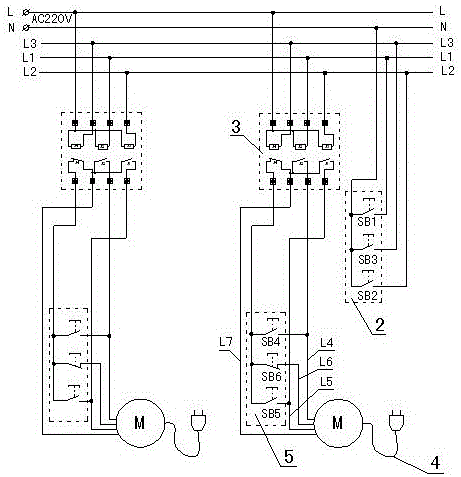 電動(dòng)卷門機(jī)機(jī)群群控盒的制作方法與工藝