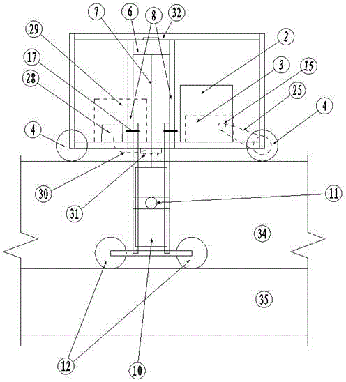 公路隧道水沟电缆槽侧壁用全自动凿毛机的制作方法与工艺