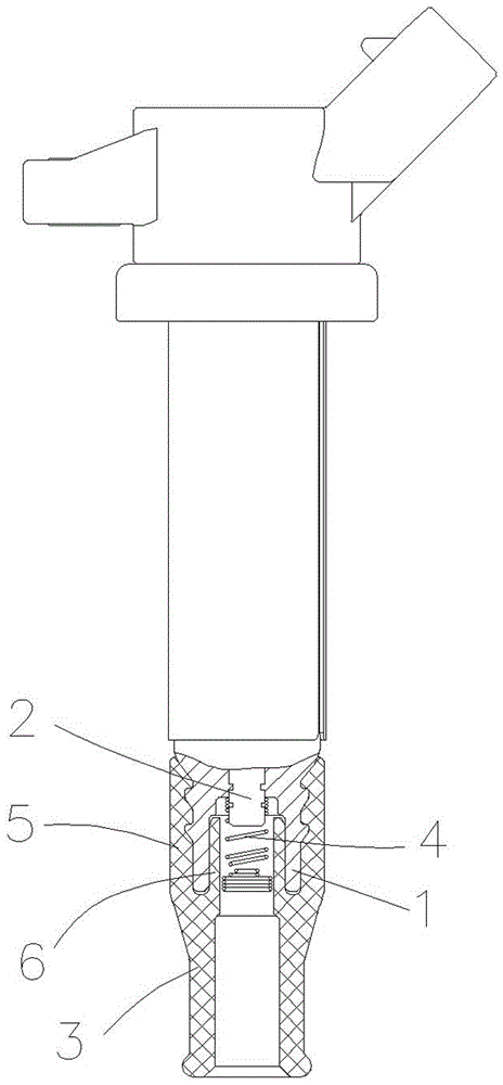 一種汽車點火線圈防爬電結(jié)構(gòu)的制作方法與工藝