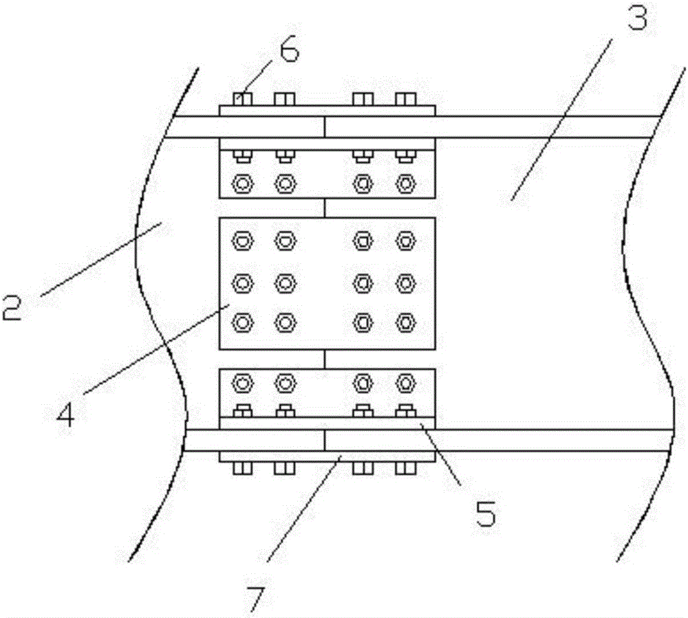 一种钢结构建筑用工字钢与钢柱高强度固定连接装置的制作方法