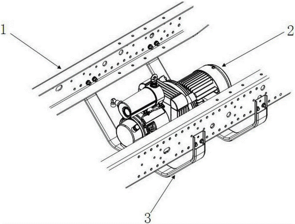 电动空压机安装支架的制作方法与工艺
