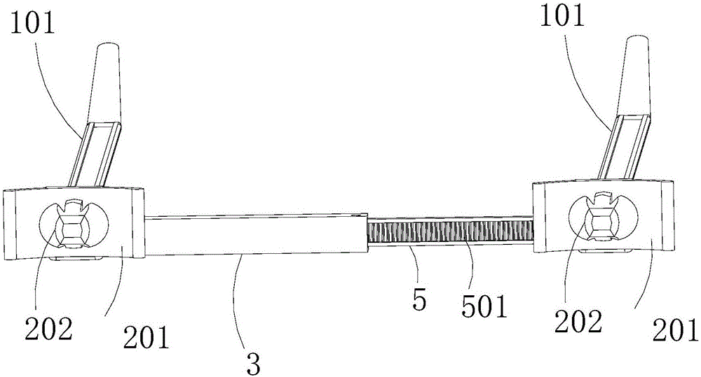 間距可調(diào)整的安裝裝置的制作方法