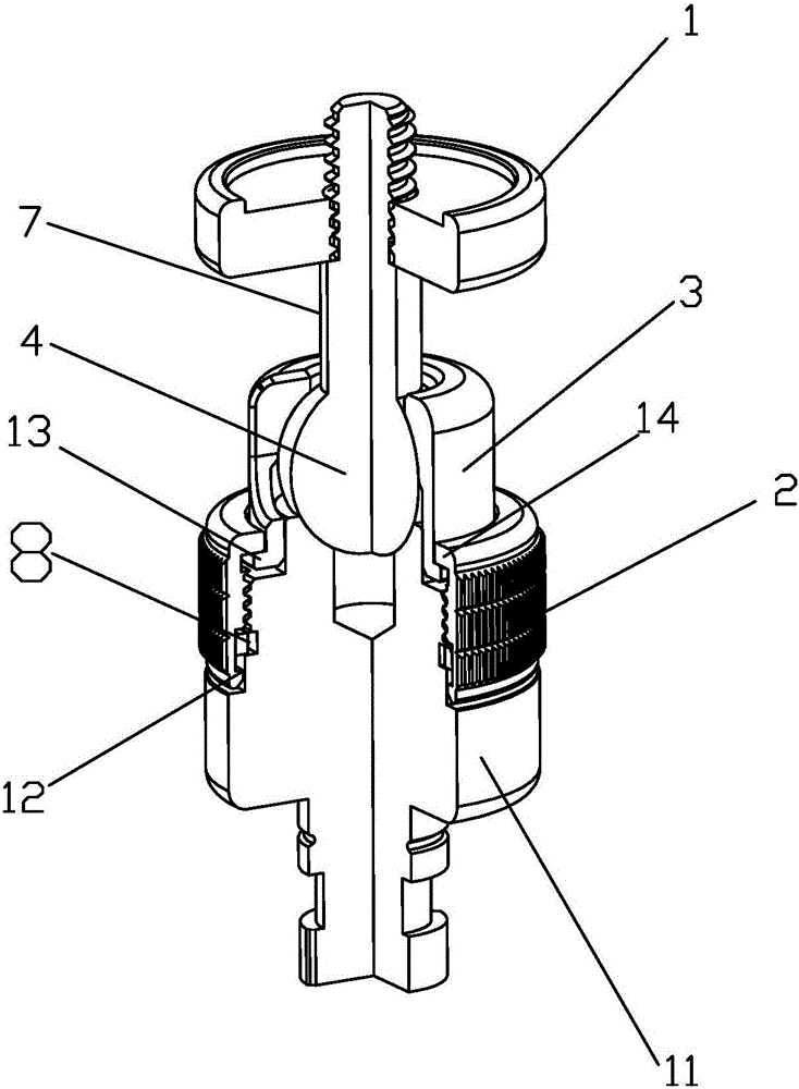 一種自拍桿平臺鎖緊機(jī)構(gòu)的制作方法與工藝