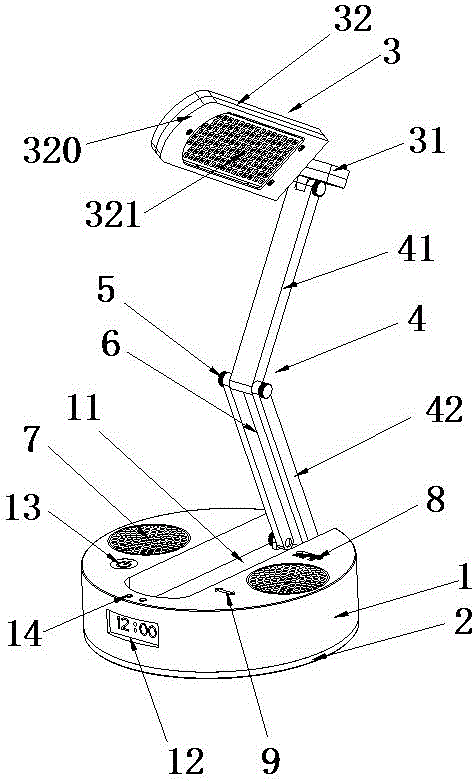 一種小飛盤(pán)臺(tái)燈的制作方法與工藝