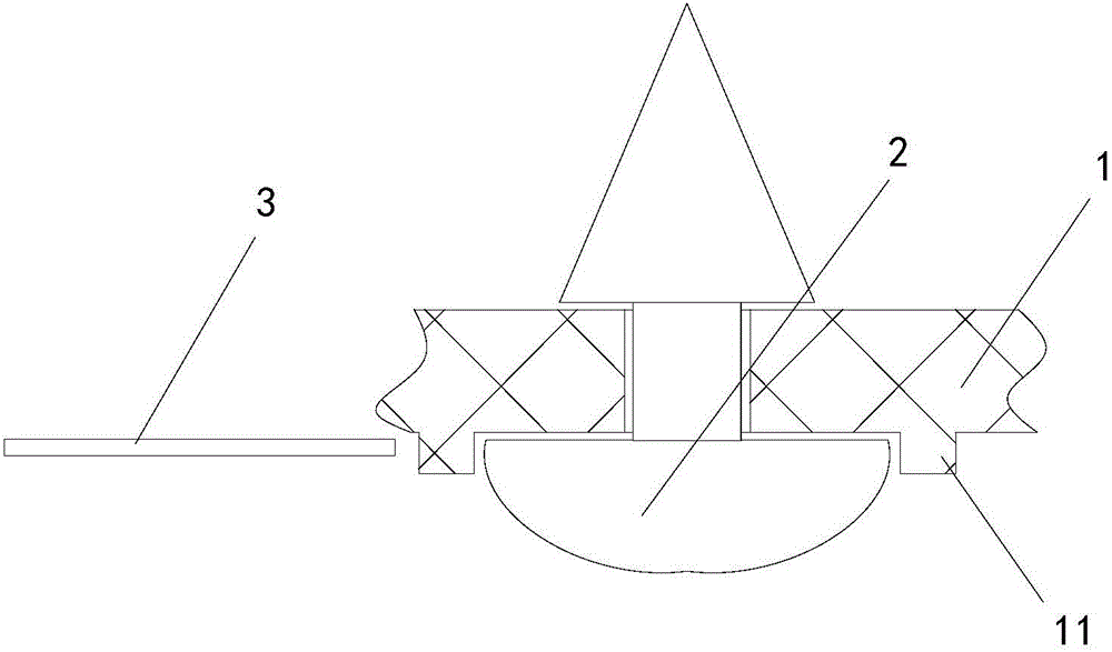 風(fēng)罩避震墊的裝配結(jié)構(gòu)的制作方法與工藝