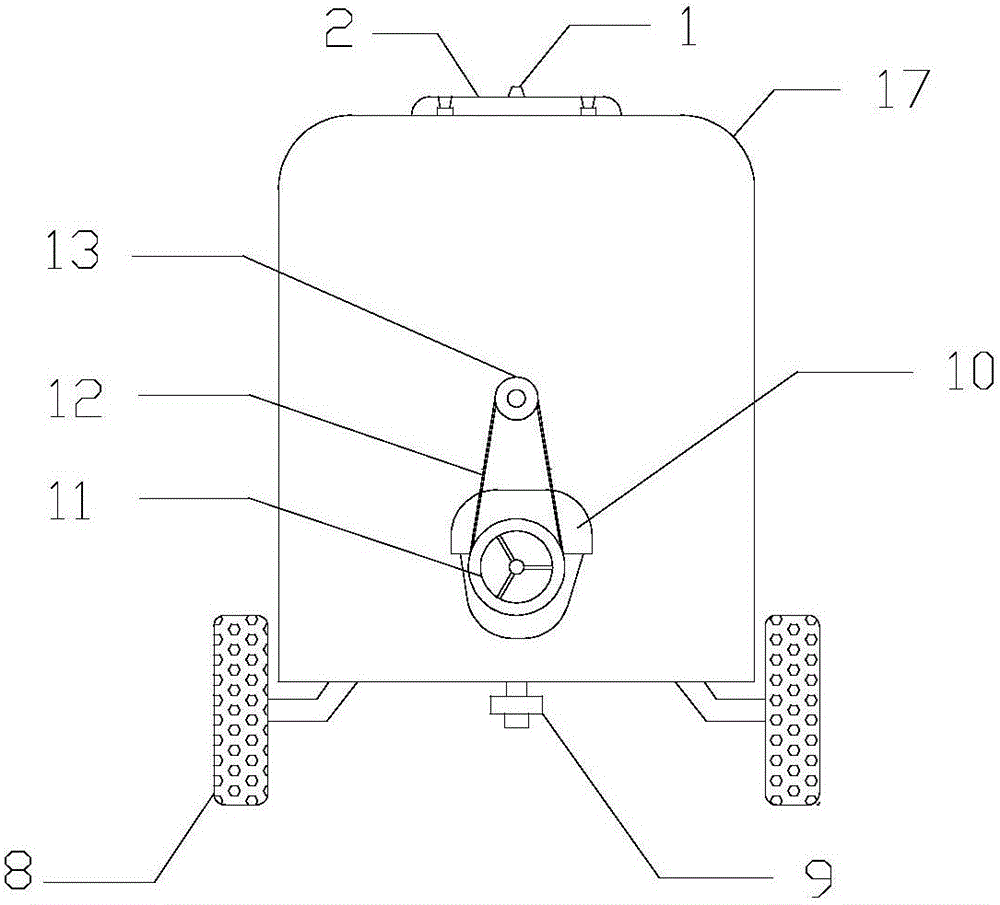 一种用于油茶林喷施液体肥料的罐车的制作方法与工艺
