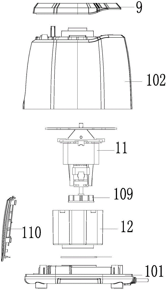 一種用于料理機(jī)的主機(jī)及具有其的料理機(jī)的制作方法與工藝