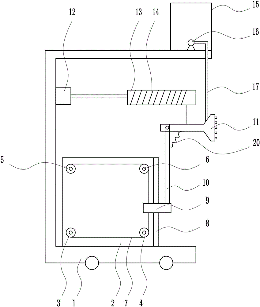 一种建筑用木材快速消毒装置的制作方法