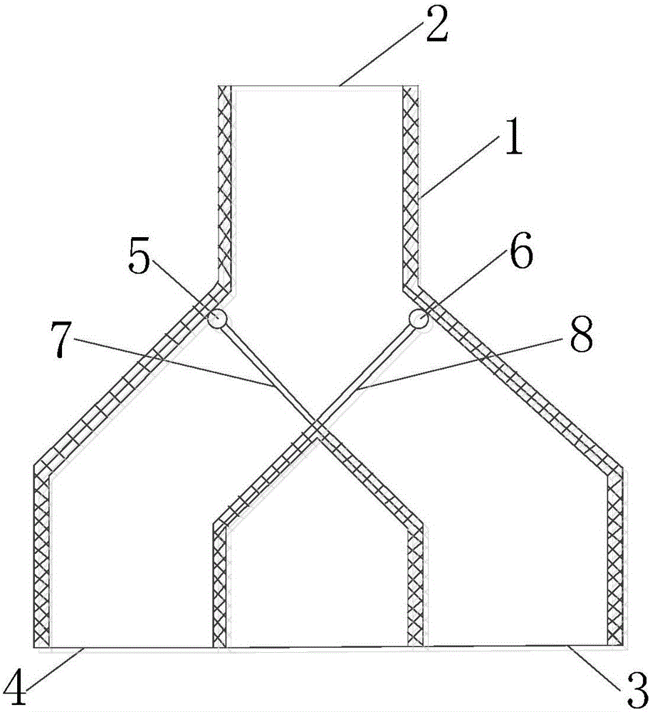 生活垃圾脫水通道換向機(jī)構(gòu)的制作方法與工藝