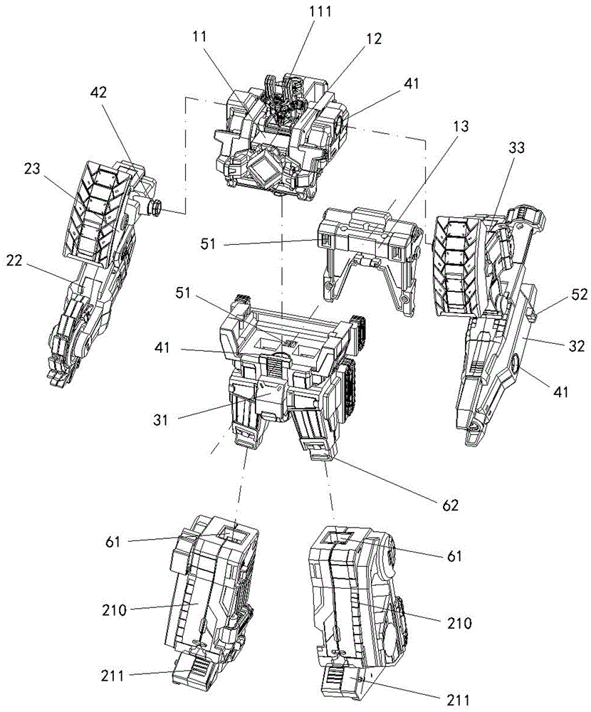 一种拼装玩具组合体的制作方法与工艺