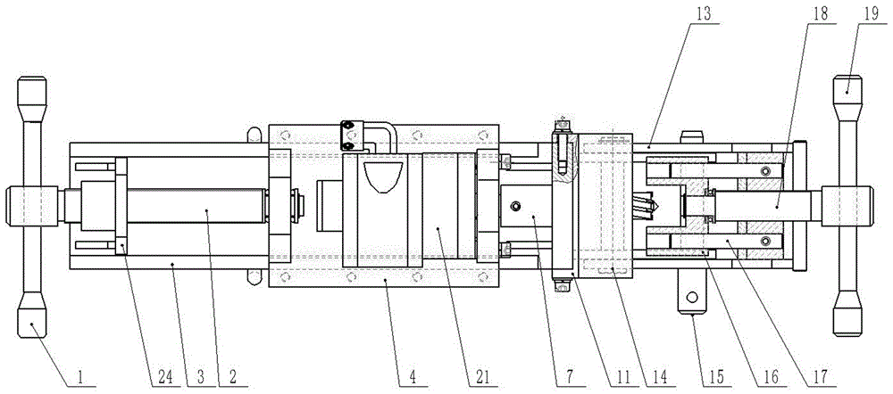 气动道轨钻孔器的制作方法与工艺