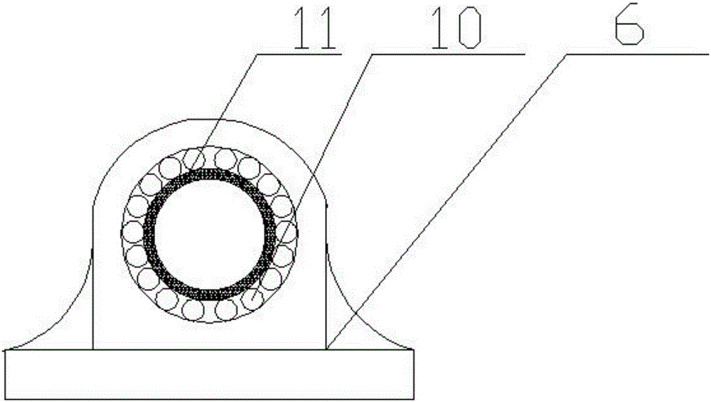 一种轴承冲洗机的旋转固定装置的制作方法