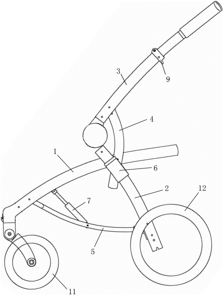 折疊式嬰兒推車的制作方法與工藝