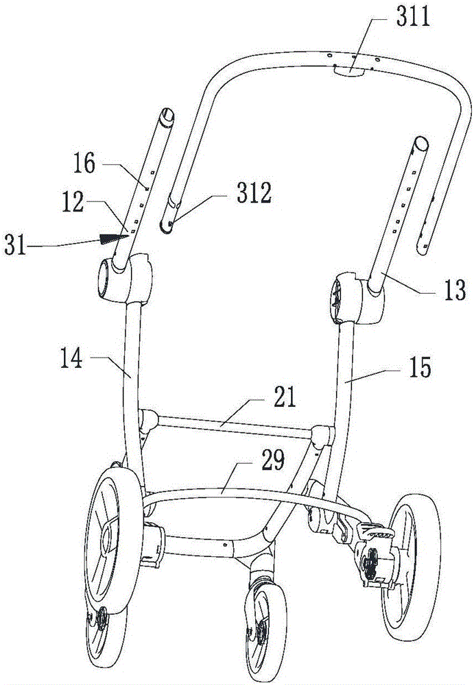 一種嬰兒折疊車(chē)的制作方法與工藝