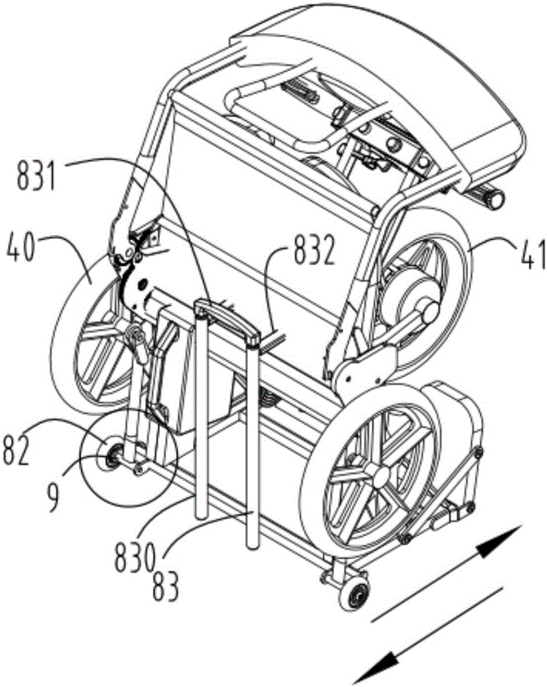 一種折疊推拉代步車的制作方法與工藝