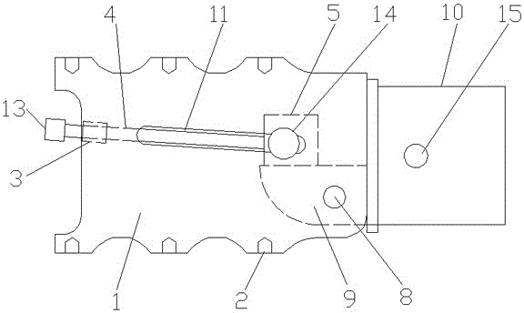 雙推折疊式機(jī)臂連接件的制作方法與工藝