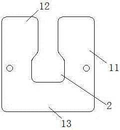 一種自動(dòng)絡(luò)筒機(jī)探紗器的U形夾板的制作方法與工藝