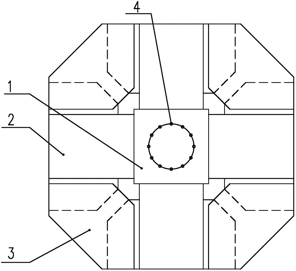 一種單管塔預(yù)應(yīng)力拼裝基礎(chǔ)的制作方法與工藝