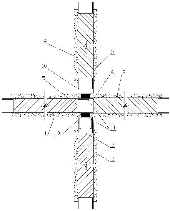 十字型连接结构的装配式复合墙体的制作方法与工艺