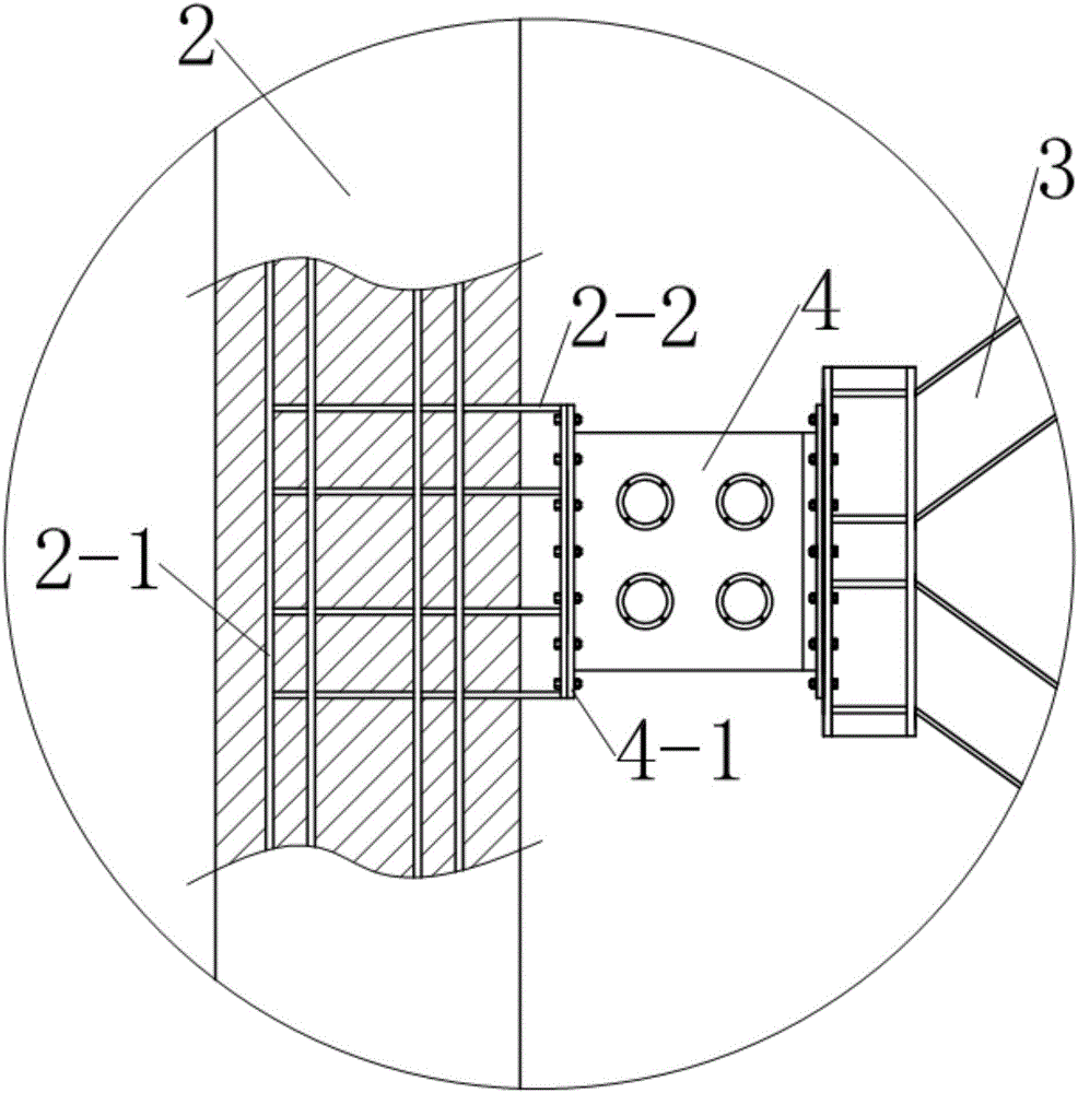框架‑核心筒结构中桁架梁与外围框架柱的消能连接结构的制作方法与工艺