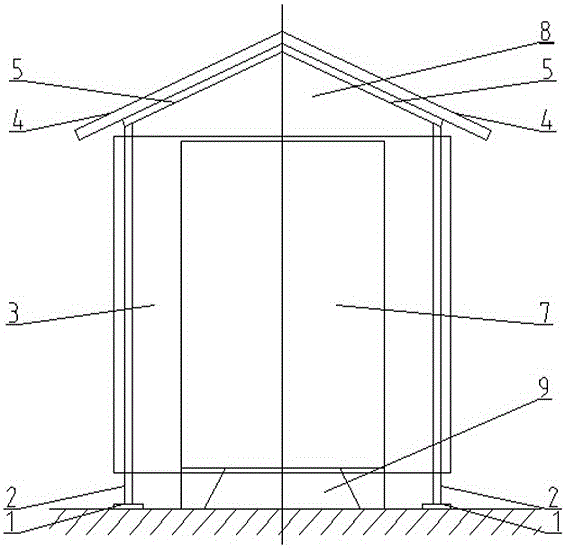 一种室外机柜防晒房的制作方法与工艺