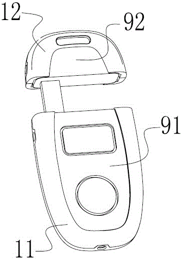 一种插拔式汽车智能钥匙的保护套的制作方法与工艺