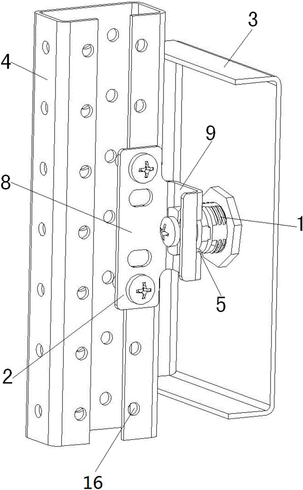 一种低压开关柜柜门门锁结构的制作方法与工艺