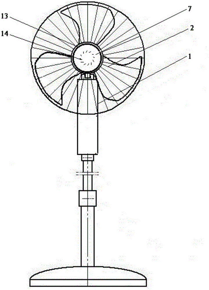 一種智能控濕的電風(fēng)扇的制作方法與工藝