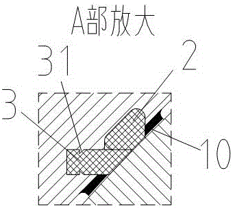 一種帶金屬刮刀的軟硬結合密封球閥的閥座結構的制作方法與工藝