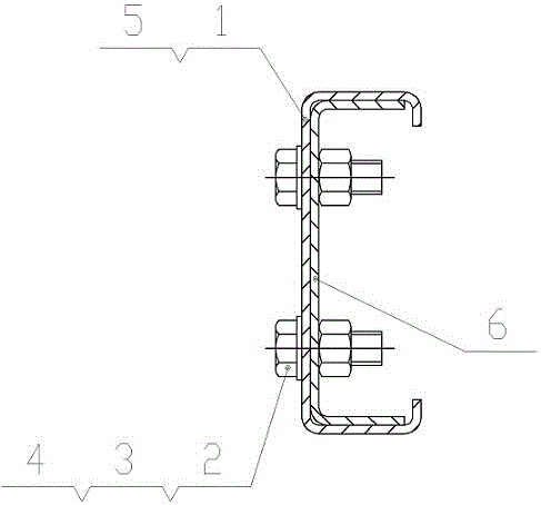 一种带式输送机机架连接结构的制作方法与工艺