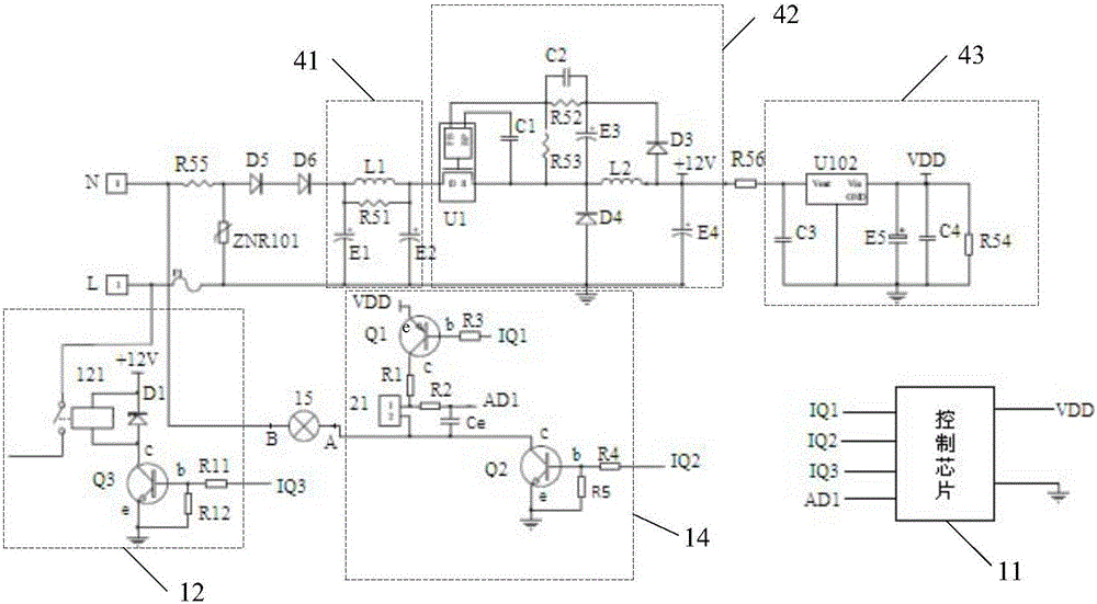 电热水壶控制电路和电热水壶的制作方法