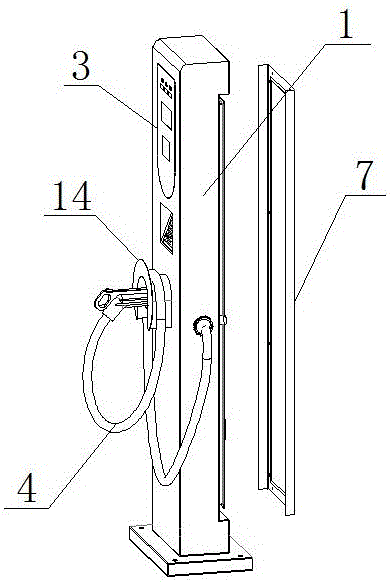 一種電動汽車交流防水充電樁的制作方法與工藝