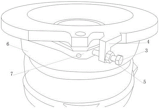 一种B35电机机壳地脚螺丝孔定位盘的制作方法与工艺