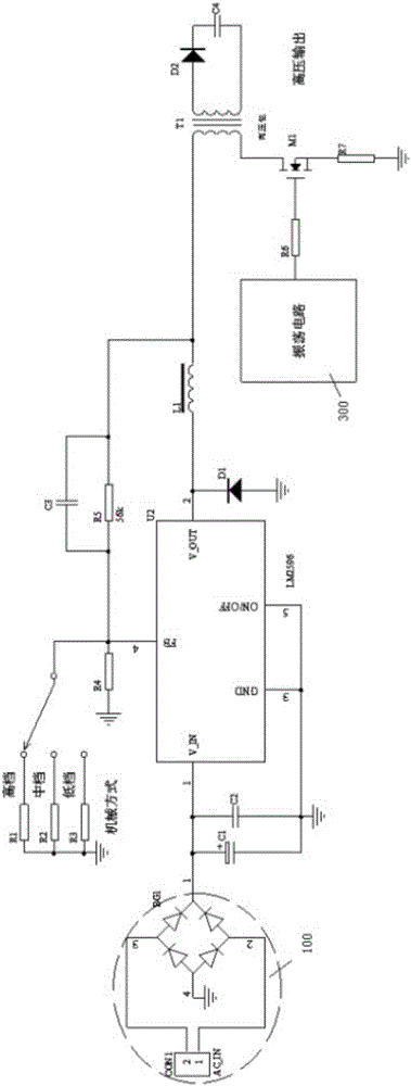 一種靜電高壓的控制電路結(jié)構(gòu)的制作方法與工藝