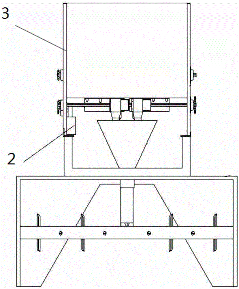 雙料箱施肥機(jī)的機(jī)械傳動(dòng)機(jī)構(gòu)的制作方法與工藝